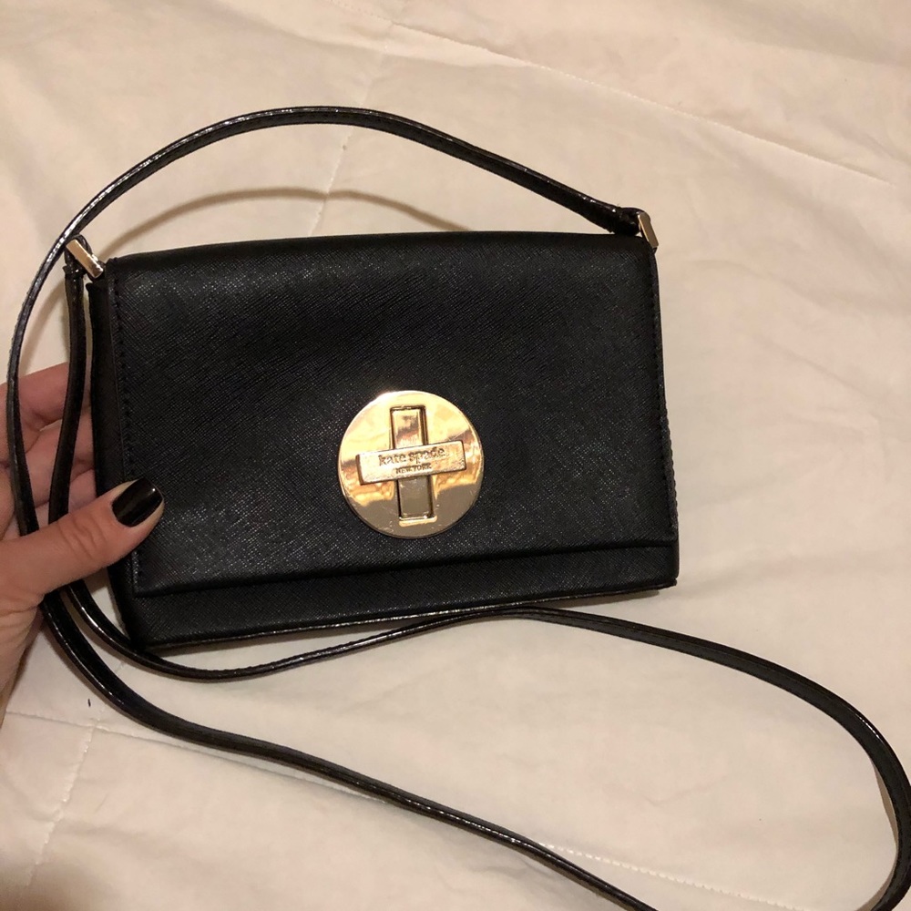 Kate Spade black crossbody purse